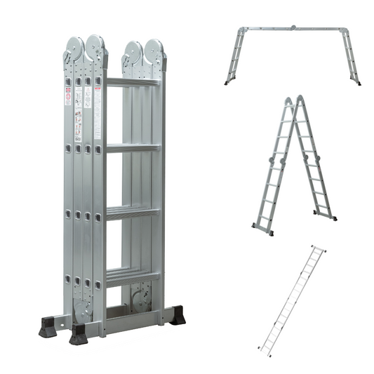 Aluminium Multipurpose Folding Ladder – 150kg Max Load