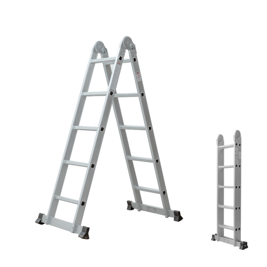 Aluminium Multipurpose Folding Ladder (2-Fold) – 150kg Max Load