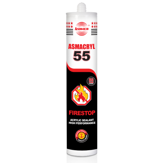 Asmaco Asmacryl Acrylic 55 Fire Retardant Sealant 450gms